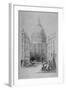 North-East View of St Paul's Cathedral, City of London, 1854-M & N Hanhart-Framed Giclee Print