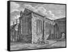 North-east view of the Chapel of the Holy Trinity, Leadenhall, City of London, c1825-Thomas Dale-Framed Stretched Canvas