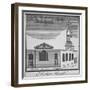 North-East View of the Church of St Botolph Aldersgate, City of London, 1750-null-Framed Giclee Print