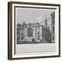 North-East View of the Church of St Botolph Aldersgate, City of London, 1814-Joseph Skelton-Framed Giclee Print