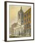 North-East View of the Church of St Peter-Le-Poer and Old Broad Street, City of London, 1815-William Pearson-Framed Giclee Print