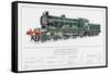 North Eastern Railway Express Loco No 730-W.j. Stokoe-Framed Stretched Canvas