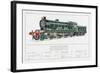 North Eastern Railway Express Loco No 730-W.j. Stokoe-Framed Art Print