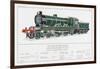 North Eastern Railway Express Loco No 730-W.j. Stokoe-Framed Art Print