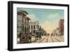 North Eighth Street, Sheboygan, Wisconsin-null-Framed Art Print