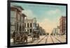 North Eighth Street, Sheboygan, Wisconsin-null-Framed Art Print