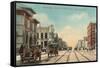 North Eighth Street, Sheboygan, Wisconsin-null-Framed Stretched Canvas