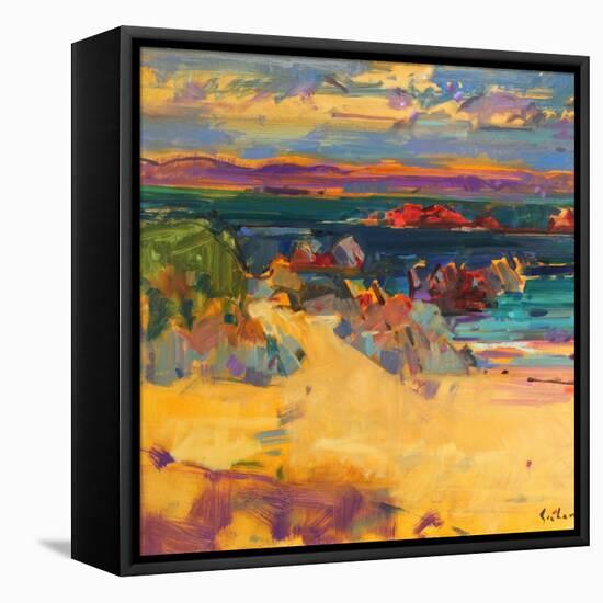 North End, Iona, 2012-Peter Graham-Framed Stretched Canvas