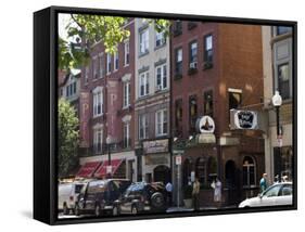 North End, Little Italy, Boston, Massachusetts, New England, USA-Amanda Hall-Framed Stretched Canvas