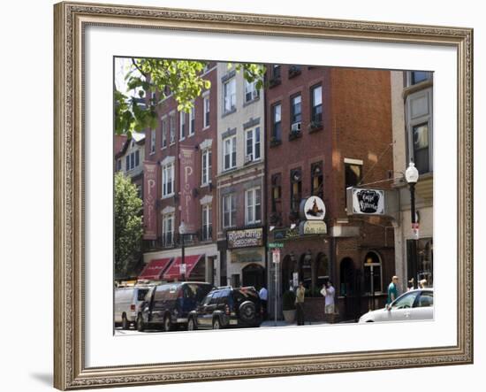 North End, Little Italy, Boston, Massachusetts, New England, USA-Amanda Hall-Framed Photographic Print