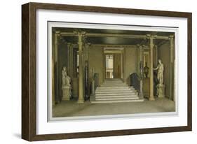 North Entrance Hall at Chatsworth House-William Henry Hunt-Framed Giclee Print