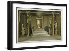 North Entrance Hall at Chatsworth House-William Henry Hunt-Framed Giclee Print