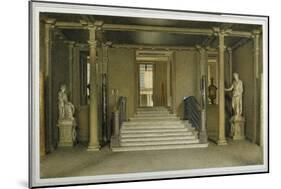 North Entrance Hall at Chatsworth House-William Henry Hunt-Mounted Giclee Print