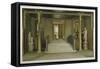 North Entrance Hall at Chatsworth House-William Henry Hunt-Framed Stretched Canvas