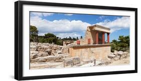 North Entrance of Minoan Palace, Knossos, Iraklion, Crete, Greece-null-Framed Photographic Print