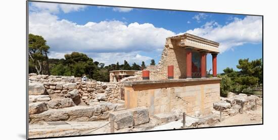 North Entrance of Minoan Palace, Knossos, Iraklion, Crete, Greece-null-Mounted Photographic Print