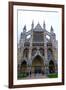 North entrance of Westminster Abbey, London, England, United Kingdom, Europe-Carlo Morucchio-Framed Photographic Print