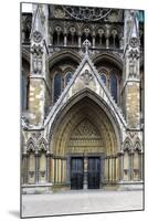 North Entrance, Westminster Abbey-null-Mounted Photographic Print