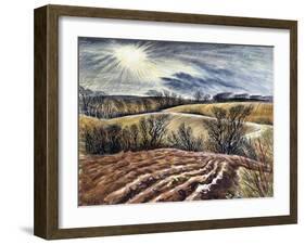 North Essex Landscape 1, c.1949-Isabel Alexander-Framed Giclee Print