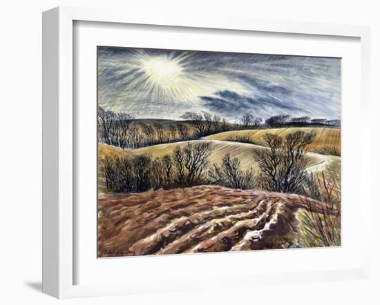 North Essex Landscape 1, c.1949-Isabel Alexander-Framed Giclee Print