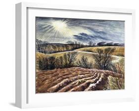 North Essex Landscape 1, c.1949-Isabel Alexander-Framed Giclee Print