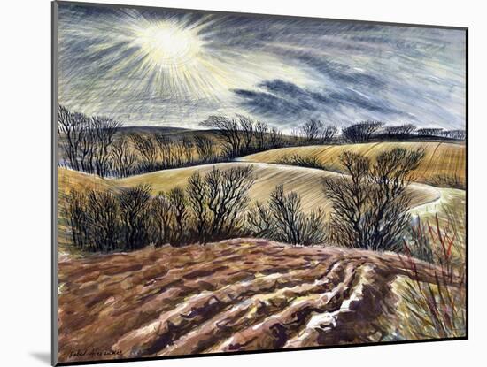 North Essex Landscape 1, c.1949-Isabel Alexander-Mounted Giclee Print