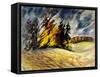 North Essex Landscape 3, c.1950-Isabel Alexander-Framed Stretched Canvas