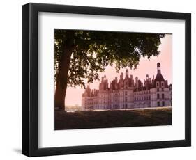 North Facade in the Early Morning, Chateau De Chambord, Loir-Et-Cher, Loire Valley, France-Dallas & John Heaton-Framed Photographic Print
