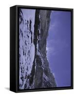 North Face of Eiger Landscape, Switzerland-Michael Brown-Framed Stretched Canvas