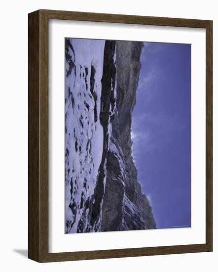 North Face of Eiger Landscape, Switzerland-Michael Brown-Framed Photographic Print