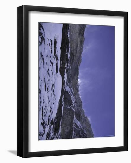 North Face of Eiger Landscape, Switzerland-Michael Brown-Framed Photographic Print