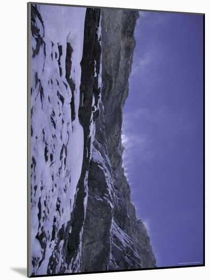 North Face of Eiger Landscape, Switzerland-Michael Brown-Mounted Photographic Print