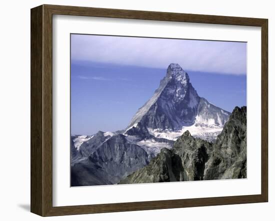 North Face of Matterhorn, Switzerland-Michael Brown-Framed Premium Photographic Print