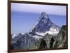 North Face of Matterhorn, Switzerland-Michael Brown-Framed Premium Photographic Print