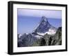 North Face of Matterhorn, Switzerland-Michael Brown-Framed Photographic Print