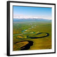 North Fork of the National Wild and Scenic River South of the Brooks Range in Alaska-P.A. Lawrence-Framed Photographic Print