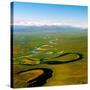 North Fork of the National Wild and Scenic River South of the Brooks Range in Alaska-P.A. Lawrence-Stretched Canvas