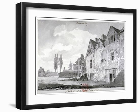 North Front of Bermondsey House, London, 1816-John Chessell Buckler-Framed Giclee Print