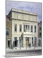 North Front of Princess's Theatre on Eastcastle Street, St Marylebone, London, C1830-Thomas Hosmer Shepherd-Mounted Giclee Print