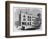 North Front of the Great Central Railway Station, Just Completed at Chicago, Ill.-null-Framed Giclee Print