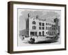 North Front of the Great Central Railway Station, Just Completed at Chicago, Ill.-null-Framed Giclee Print