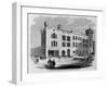 North Front of the Great Central Railway Station, Just Completed at Chicago, Ill.-null-Framed Giclee Print
