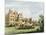 North Front, Old Palace, from the Queen's Garden, Plate 5-George Ernest Papendiek-Mounted Giclee Print