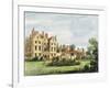 North Front, Old Palace, from the Queen's Garden, Plate 5-George Ernest Papendiek-Framed Giclee Print