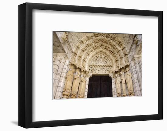 North gate, Chartres cathedral, Chartres, Eure-et-Loir, France&#10;-Godong-Framed Photographic Print