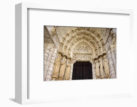 North gate, Chartres cathedral, Chartres, Eure-et-Loir, France&#10;-Godong-Framed Photographic Print