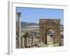 North Gate, Roman City, Jerash, Jordan, Middle East-Christian Kober-Framed Photographic Print