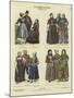 North German Costumes, Late 19th Century-null-Mounted Giclee Print