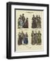 North German Costumes, Late 19th Century-null-Framed Giclee Print