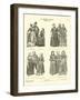 North German Costumes, Late 19th Century-null-Framed Giclee Print